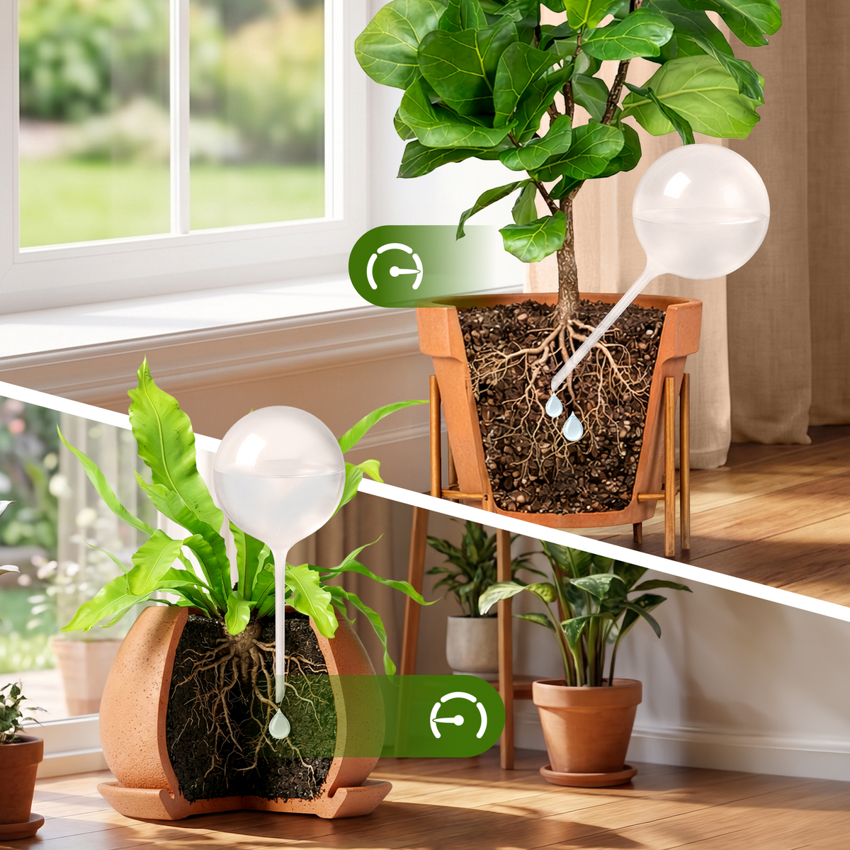 Fast or slow drip? How to set the flow of your watering globe perfectly