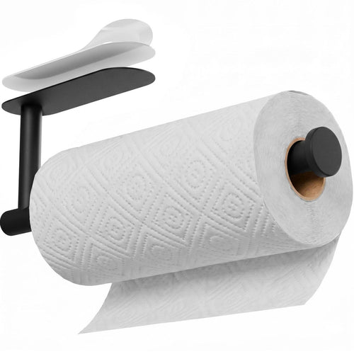 Stick on paper towel holder