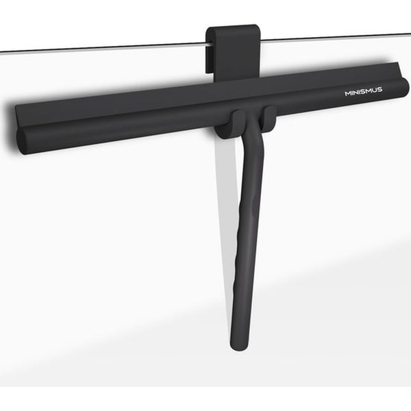 Extra Wide Shower Squeegee with Hanging Hook 33 cm - Black