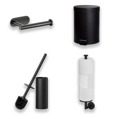 4-teiliges Toiletten-Accessoires-Set