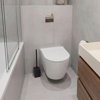Minismus Toiletborstelhouder Kort Model Vierkant