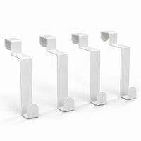 4-Pack Deurhaken voor Opdekdeuren