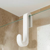 Shower Door Hook 2-Pack with Silicone Coating