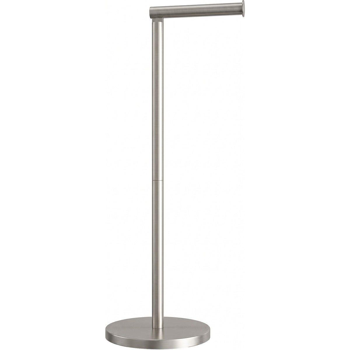 Staande toiletrolhouder 2 in 1 voor 5 rollen, met click up arm en verzwaarde voet