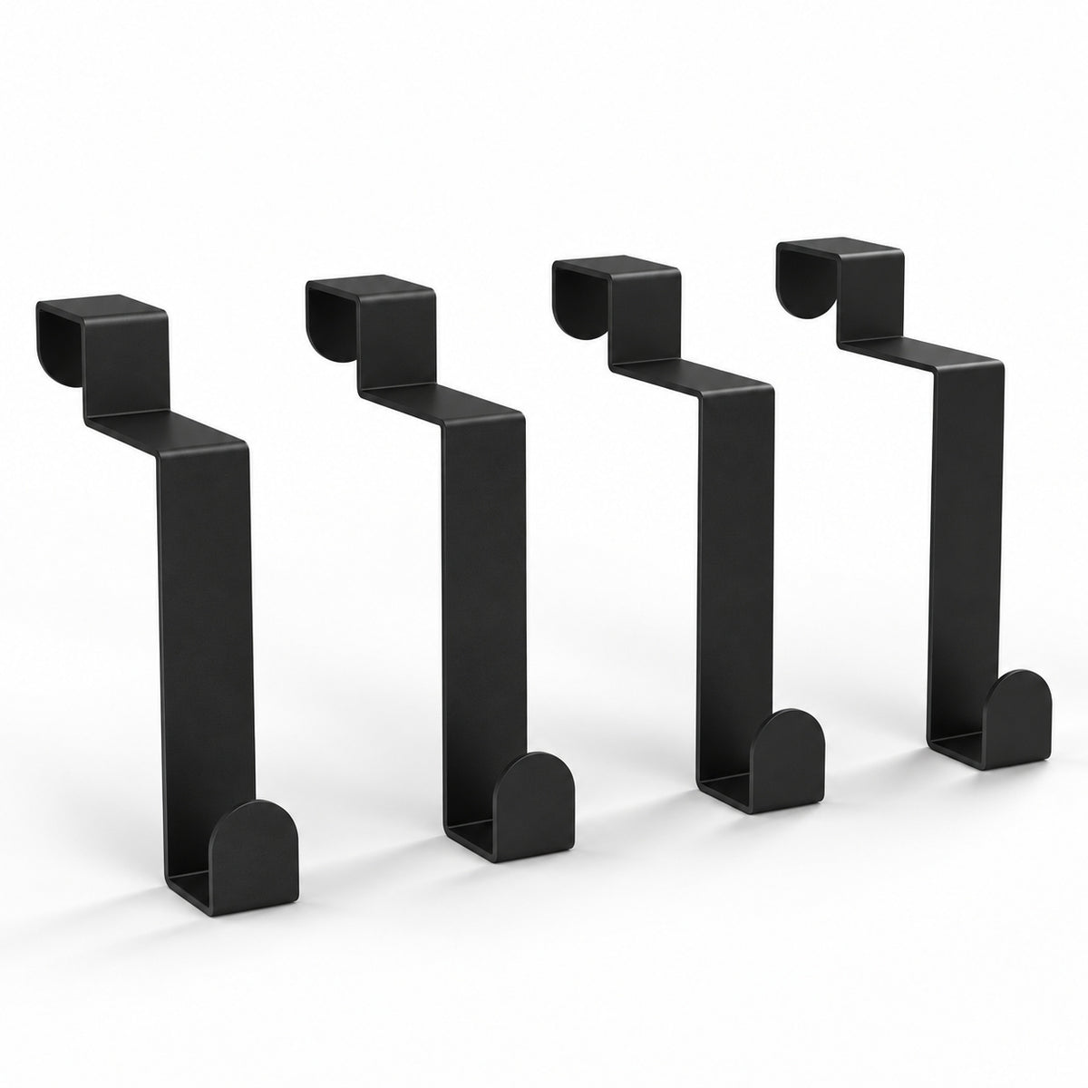 4-Pack Deurhaken voor Opdekdeuren