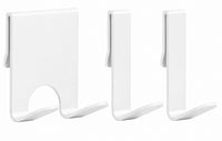 Shower Caddy Extra Hooks Set - Razor Holder and 2 J-Hooks, Black