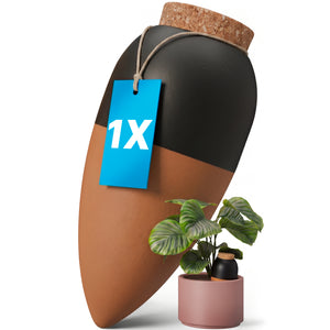 Terracotta Plant Watering Spike XL 950 ml | Self-Watering Drip Spike for Large Indoor and Potted Plants