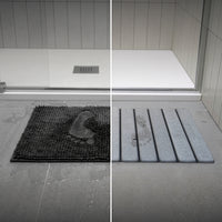 Sneldrogende Badmat Oprolbaar Diatomiet – 60x40cm