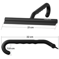 Bathroom Squeegee with Built-In Hook and Durable Silicone Blade, 21cm