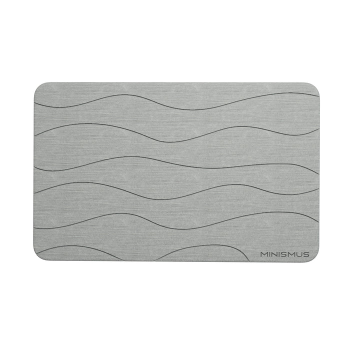 Sneldrogende badmat van diatomiet 60 × 40 cm, sneldrogend en antislip