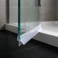 Duschdichtung mit Wasserabweiser – 2×1 m für 8-10 mm Glas