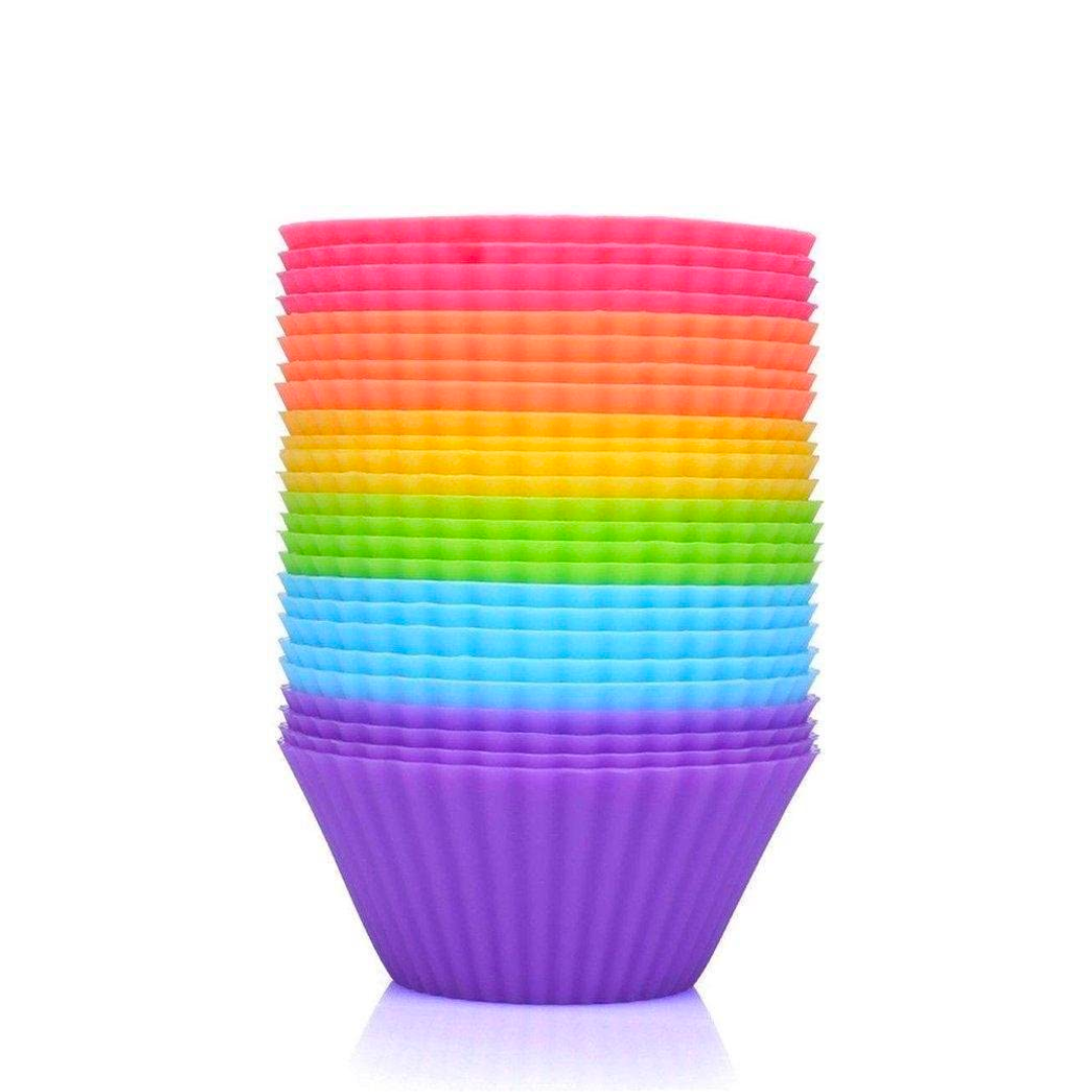Herbruikbare Siliconen Cupcakevormpjes 24 Stuks