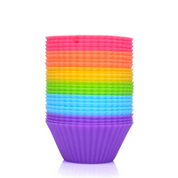 Herbruikbare Siliconen Cupcakevormpjes 24 Stuks