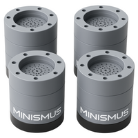 Minismus Vibrationsdämpfer 3.5 cm – 4er-Set für Waschmaschine & Trockner