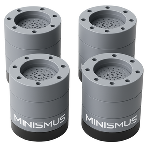 Waschmaschinen-Vibrationsdämpfer 3,5 cm aus rutschfestem Gummi, 4er-Set