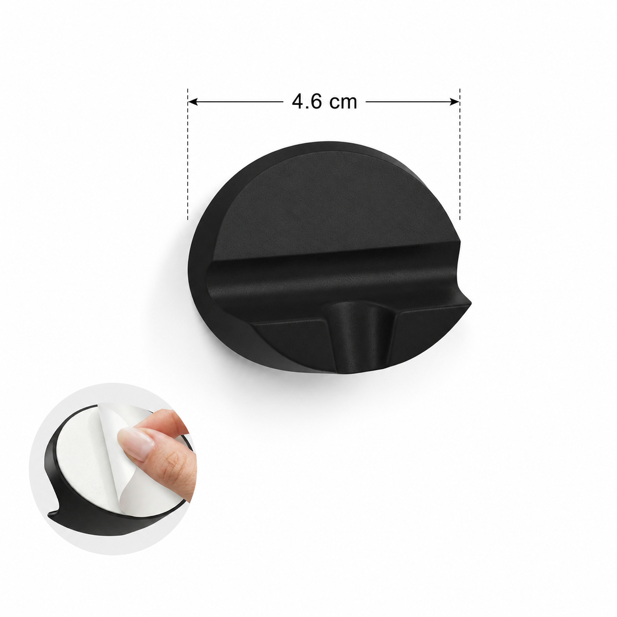Magnetische Wandhalterung für Duschabzieher, selbstklebend und ohne Bohren