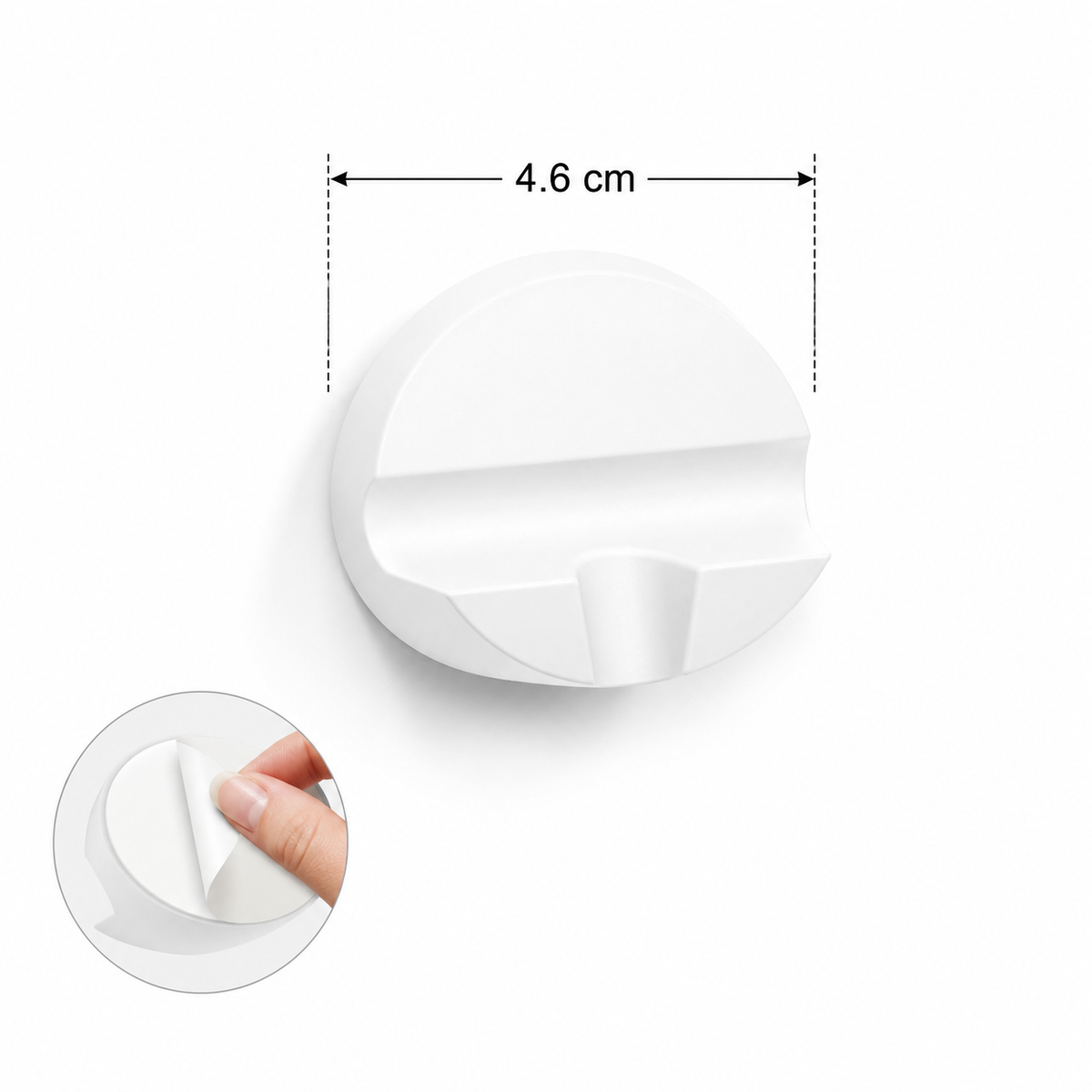 Magnetische Wandhalterung für Duschabzieher, selbstklebend und ohne Bohren