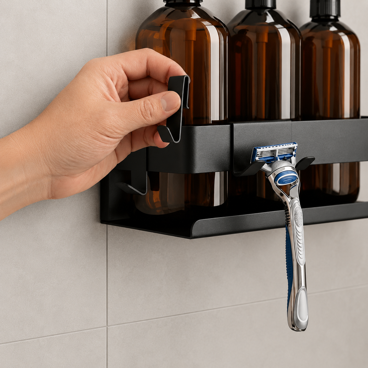 Douchemandje RVS 30 cm – Meerdere Montageopties
