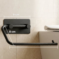 Toilet Roll Holder with No-Drill Installation, Stainless Steel, Matte Finish
