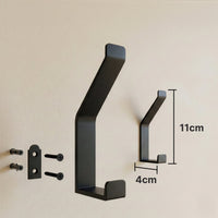 Dubbele Wandhaak van Aluminium in 6-Pack, Schroefmontage