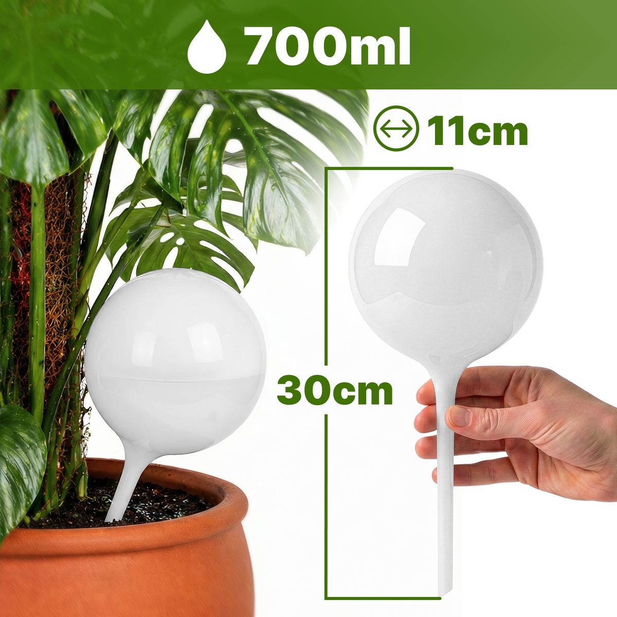 XXL Waterdruppelaar 700mL - 6 Stuks