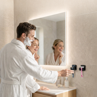 Siliconen Scheermeshouder, Wandmontage, Ruimtebesparend