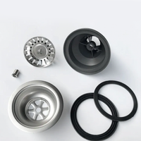 Gootsteenafvoer met Korfplug – Ø110mm, Zonder Overloop